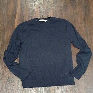 Tory Burch Blue Crewneck Sweater Classic Knit